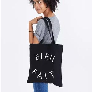 New Madewell Reusable Canvas Tote